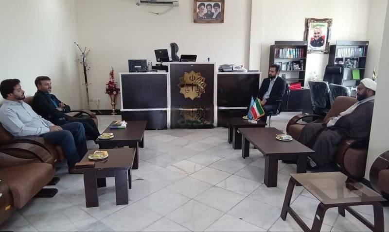 دیدار  و جلسه تعاملی رئیس سازمان بسیج با دادستان شهرستان جیرفت